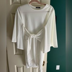 BOOHOO WHITE DRESS